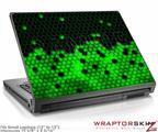 Small Laptop Skin HEX Green