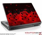 Small Laptop Skin HEX Red