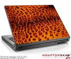 Small Laptop Skin Fractal Fur Cheetah