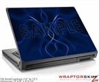 Small Laptop Skin Abstract 01 Blue