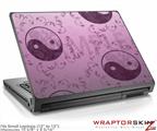 Small Laptop Skin Feminine Yin Yang Purple
