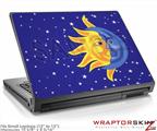 Small Laptop Skin Moon Sun