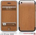 iPhone 3GS Decal Style Skin - Wood Grain - Oak 02