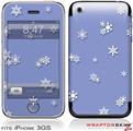 iPhone 3GS Decal Style Skin - Snowflakes