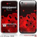 iPhone 3GS Decal Style Skin - HEX Red
