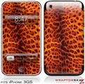 iPhone 3GS Decal Style Skin - Fractal Fur Cheetah