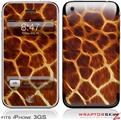 iPhone 3GS Decal Style Skin - Fractal Fur Giraffe