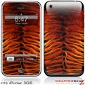 iPhone 3GS Decal Style Skin - Fractal Fur Tiger