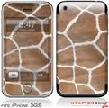 iPhone 3GS Decal Style Skin - Giraffe 02