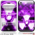 iPhone 3GS Decal Style Skin - RadioActive Purple