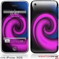 iPhone 3GS Decal Style Skin - Alecias Swirl 01 Purple
