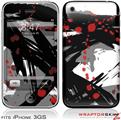 iPhone 3GS Decal Style Skin - Abstract 02 Red