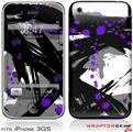 iPhone 3GS Decal Style Skin - Abstract 02 Purple