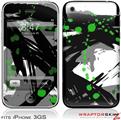 iPhone 3GS Decal Style Skin - Abstract 02 Green