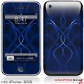 iPhone 3GS Decal Style Skin - Abstract 01 Blue