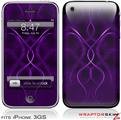 iPhone 3GS Decal Style Skin - Abstract 01 Purple