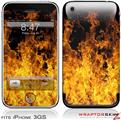 iPhone 3GS Decal Style Skin - Open Fire
