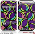 iPhone 3GS Decal Style Skin - Crazy Dots 01