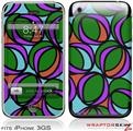 iPhone 3GS Decal Style Skin - Crazy Dots 03