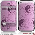 iPhone 3GS Decal Style Skin - Feminine Yin Yang Purple