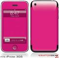 iPhone 3GS Decal Style Skin - Solids Collection Fushia