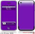iPhone 3GS Decal Style Skin - Solids Collection Purple