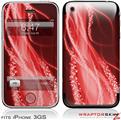 iPhone 3GS Decal Style Skin - Mystic Vortex Red