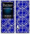 iPod Nano 5G Skin Wavey Royal Blue