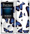 iPod Nano 5G Skin Butterflies Blue