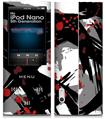 iPod Nano 5G Skin Abstract 02 Red