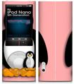 iPod Nano 5G Skin Penguins on Pink