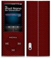 iPod Nano 5G Skin Carbon Fiber Red