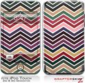 iPod Touch 2G & 3G Skin Kit Zig Zag Colors 02