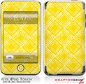 iPod Touch 2G & 3G Skin Kit Wavey Yellow