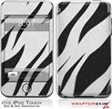iPod Touch 2G & 3G Skin Kit Zebra Skin