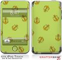 iPod Touch 2G & 3G Skin Kit Anchors Away Sage Green