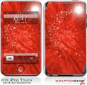 iPod Touch 2G & 3G Skin Kit Stardust Red