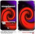iPod Touch 2G & 3G Skin Kit Alecias Swirl 01 Red