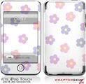 iPod Touch 2G & 3G Skin Kit Pastel Flowers