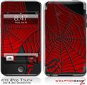 iPod Touch 2G & 3G Skin Kit Spider Web