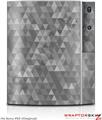 Sony PS3 Skin Triangle Mosaic Gray