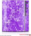 Sony PS3 Skin Triangle Mosaic Purple