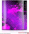 Sony PS3 Skin Halftone Splatter Hot Pink Purple