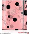 Sony PS3 Skin Lots of Dots Pink on Pink