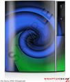 Sony PS3 Skin Alecias Swirl 01 Blue