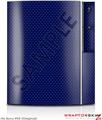 Sony PS3 Skin Carbon Fiber Blue