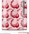Sony PS3 Skin Petals Red