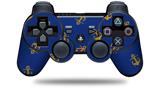 Anchors Away Blue - Decal Style Skin fits Sony PS3 Controller (CONTROLLER NOT INCLUDED)