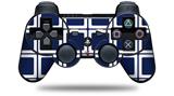 Squared Navy Blue - Decal Style Skin fits Sony PS3 Controller (CONTROLLER NOT INCLUDED)