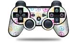 Kearas Peace Signs on White - Decal Style Skin fits Sony PS3 Controller (CONTROLLER NOT INCLUDED)